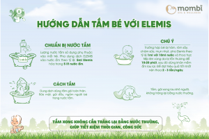 Hướng dẫn tắm bé với sữa tắm Elemis