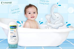 Sữa tắm Cetaphil Baby Wash & Shampoo làm sạch, dịu nhẹ da trẻ