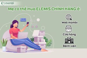 Mẹ có thể mua sữa tắm Elemis chính hãng tại các bệnh viện, nhà thuốc, web NDC Group,...